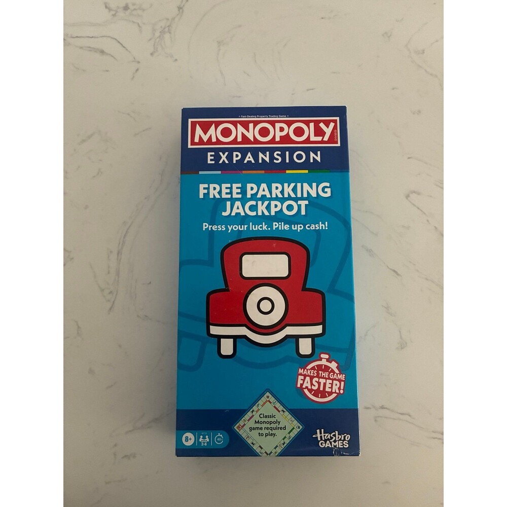 Monopoly Free Parking Jackpot Expansion Game Hasbro New